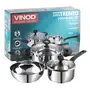 Vinod Stainless Steel Cookware Set 1L Silver, 4 image
