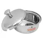 Vinod Stainless Steel Butter Pot with Lid and Spoon 100 ml Silver, 2 image