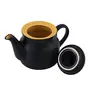 Ceramic Matt Black Tea Pot, 2 image