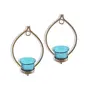 Pack of 2 Decorative Golden Eye Wall Sconce Candle Holder with Turquoise Glass for Home Decoration Moroccan Multicolor Mosaic Glass for Home Room Bedroom Lights Decoration | Made In India Products - Free Tea Light Candles, 3 image