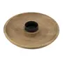 Wood Chip-N-Dip Serving Tray with Ceramic Dip Bowl Small, 3 image
