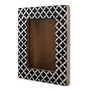 Moroccan Cross-Style Wood & Resin Photo Frame Handmade Wall Hanging Picture Frame (Fits 5" X 7" Photo), 2 image