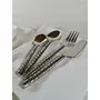 Metal-Twist Cutlery Set (16 Pieces), 2 image