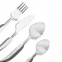 Premium Stainless Steel - Elegant Flatware 16 Pieces French Half-Wing Cutlery Set, 3 image