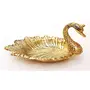 Metal Tray Bowl For Table And Home Decorative (19 x 9 x 10 cm Gold), 4 image
