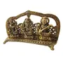 Laxmi Ganesh Saraswati Idol Gold Plated Showpiece Statute for House Warming Gift & Home Decor Congratulatory Gift Wedding Gift Return Gift, 6 image