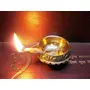 Diwali Kuber Deepak Diya Oil Lamp for Puja Home Decor (Medium Gold) - Set of 2, 3 image