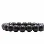 Stone Black Obsidian 12 mm Beads Bracelet for Grounding For Man, Woman, Boys & Girls- Color: Black (Pack of 1 Pc.), 3 image