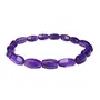 Stone Amethyst Tube Shape Healing Bracelet for Psychic For Man, Woman, Boys & Girls- Color: Purple (Pack of 1 Pc.), 2 image