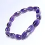 Stone Amethyst Tube Shape Healing Bracelet for Psychic For Man, Woman, Boys & Girls- Color: Purple (Pack of 1 Pc.), 4 image