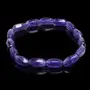 Stone Amethyst Tube Shape Healing Bracelet for Psychic For Man, Woman, Boys & Girls- Color: Purple (Pack of 1 Pc.), 5 image