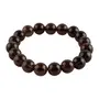 Stone Smokey Beads Bracelet For Man, Woman, Boys & Girls- Color: Brown (Pack of 1 Pc.), 2 image