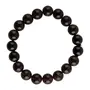 Stone Smokey Beads Bracelet For Man, Woman, Boys & Girls- Color: Brown (Pack of 1 Pc.), 3 image