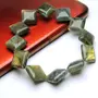 Stone Labradorite Square Beads Bracelet For Aura Enhancing For Man, Woman, Boys & Girls- Color: Multicolor (Pack of 1 Pc.), 6 image