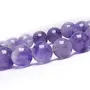 Stone Amethyst Bead Bracelet For Man, Woman, Boys & Girls- Color: Purple (Pack of 1 Pc.), 4 image