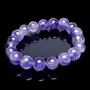Stone Amethyst Bead Bracelet For Man, Woman, Boys & Girls- Color: Purple (Pack of 1 Pc.), 6 image