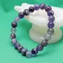 Stone Amethyst 10 mm Bead Bracelet For Man, Woman, Boys & Girls- Color: Purple (Pack of 1 Pc.), 3 image