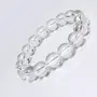 Stone Clear Quartz 10 mm Bead Bracelet For Man, Woman, Boys & Girls- Color: Clear (Pack of 1 Pc.), 5 image