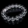 Stone Clear Quartz 10 mm Bead Bracelet For Man, Woman, Boys & Girls- Color: Clear (Pack of 1 Pc.), 6 image