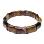 Stone Tiger Eye Dumroo Bracelet For Man, Woman, Boys & Girls- Color: Brown (Pack of 1 Pc.), 2 image