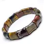 Stone Tiger Eye Dumroo Bracelet For Man, Woman, Boys & Girls- Color: Brown (Pack of 1 Pc.), 4 image
