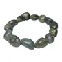 Stone Moss Agate Tumble Bracelet For Man, Woman, Boys & Girls- Color: Green (Pack of 1 Pc.), 2 image