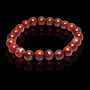 Stone Red Jasper Beads Bracelet for Inner Strength For Man, Woman, Boys & Girls- Color: Red (Pack of 1 Pc.), 5 image