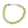 Stone Calcite Beads Bracelet with Hook For Man, Woman, Boys & Girls- Color: Yellow (Pack of 1 Pc.), 2 image