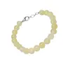 Stone Calcite Beads Bracelet with Hook For Man, Woman, Boys & Girls- Color: Yellow (Pack of 1 Pc.), 3 image