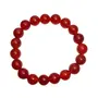 Stone Carnelian Love Heart bracelet For Man, Woman, Boys & Girls- Color: Orange (Pack of 1 Pc.), 2 image