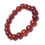 Stone Carnelian Love Heart bracelet For Man, Woman, Boys & Girls- Color: Orange (Pack of 1 Pc.), 4 image