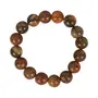 Stone Fire Agate Healing 12 mm Beads Bracelet for Grounding For Man, Woman, Boys & Girls- Color: Orange (Pack of 1 Pc.), 2 image