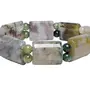 Stone Moss Broad Healing Gemstone Bead Bracelet for Grounding For Man, Woman, Boys & Girls- Color: Green (Pack of 1 Pc.), 2 image