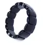 Stone Black Tourmaline Broad Bracelet For Man, Woman, Boys & Girls- Color: Black (Pack of 1 Pc.), 3 image