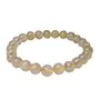Stone Golden Rutile Bead Bracelet For Man, Woman, Boys & Girls- Color: Yellow (Pack of 1 Pc.), 2 image