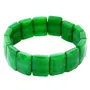Stone Green Chalcedony Faceted Bracelet For Man, Woman, Boys & Girls- Color: Green (Pack of 1 Pc.), 2 image