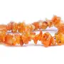 Stone Carnelian Gemstone Chips Bracelet For Man, Woman, Boys & Girls- Color: Orange (Pack of 1 Pc.), 5 image