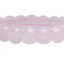 Stone Rose Quartz Flat Bracelet For Man, Woman, Boys & Girls- Color: Pink (Pack of 1 Pc.), 5 image