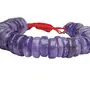 Stone Amethyst Big Roundello Bracelet For Man, Woman, Boys & Girls- Color: Purple (Pack of 1 Pc.), 4 image