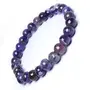Stone Amethyst Bead Bracelet(Small) For Man, Woman, Boys & Girls- Color: Purple (Pack of 1 Pc.), 2 image