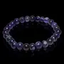 Stone Amethyst Bead Bracelet(Small) For Man, Woman, Boys & Girls- Color: Purple (Pack of 1 Pc.), 3 image