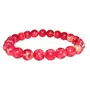 Stone Emperor Red Beads Bracelet For Man, Woman, Boys & Girls- Color: Red (Pack of 1 Pc.), 2 image