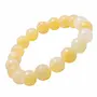 Stone Yellow Celestite 10 mm Beads Bracelet For Man, Woman, Boys & Girls- Color: Yellow (Pack of 1 Pc.), 2 image