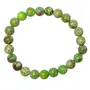 Stone Gaspeite 8 mm Bead Bracelet For Man, Woman, Boys & Girls- Color: Green (Pack of 1 Pc.), 2 image