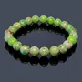 Stone Gaspeite 8 mm Bead Bracelet For Man, Woman, Boys & Girls- Color: Green (Pack of 1 Pc.), 5 image