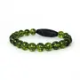 Stone Peridot with Tibetan Bead For Man, Woman, Boys & Girls- Color: Green (Pack of 1 Pc.), 2 image