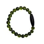 Stone Peridot with Tibetan Bead For Man, Woman, Boys & Girls- Color: Green (Pack of 1 Pc.), 3 image