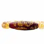 Stone Citrine with Tibetan Bead For Man, Woman, Boys & Girls- Color: Yellow (Pack of 1 Pc.), 5 image
