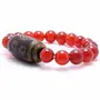 Stone Sardonyx with Tibetan Bead For Man, Woman, Boys & Girls- Color: Multi color (Pack of 1 Pc.), 2 image
