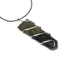 Stone Labradorite Gemstone Flat Wrapped Pendant For Man, Woman, Boys & Girls- Color- Multicolor (Pack of 1 Pc.), 4 image
